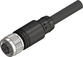 Złącze i kabel ze złączem Proste M12 żeńskie x Jednostronne, 4 A, 250 V, dł. 10m, IP67, RS PRO