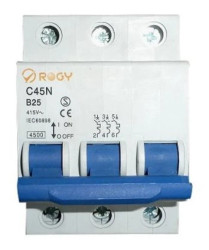 Wyłącznik nadprądowy 3P 10A B C45N 28171