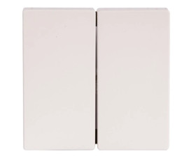 Merten System M Klawisz podwójny biel polarna MTN432519