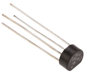 Mostek prostowniczy Jednofazowy 1.5A 600V WOG