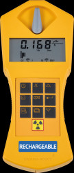 RECHARGEABLE Geiger counter Gamma Scout rechargeable with alarm ticker