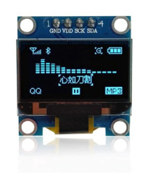 SSD1306 OLED Display 0.96" White I2C 3-5V Arduino