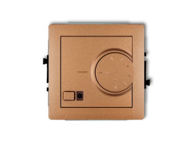 DECO Regulator temperatury z czujnikiem powietrznym złoty metalik 8DRT-2 KARLIK