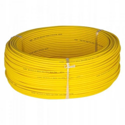Przewód alarmowy YTDY 8x0,5 bezhalogenowy B2ca żółty Satec 500m