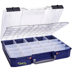 Raaco 145619 CarryLite 80 Assortment Case 20 Compartments Sliding Locks