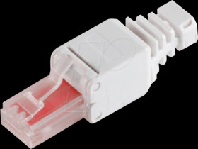 BS75011 Cat. 6 tool-free RJ45 connector with anti-kink protection