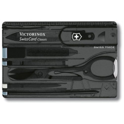 Victorinox 07133T3B1 SwissCard Translucent Onyx Blister Pack