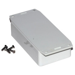 1591BF2GY Hammond Multipurpose Grey FRABS Enclosure Flanged Base 112 x 62 x 31mm