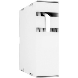 Hongshang 2111842118 Heatshrink White 9.50mm-4.80mm 2:1 10m No Adhesive