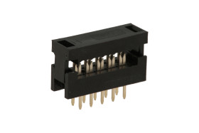 Przejście; IDC; FD10/PCT10; 10 torów; 2x5; proste; 2,54mm; złocone; przewlekany (THT); na taśmę; zaciskany; Connfly; RoHS