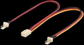 93880 Molex Y-cable 0.22 m, male and female connectors