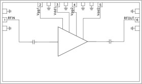 Medium Power Amplifier Chip, 17 - 30 GHz