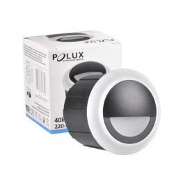 Lampa oprawa schodowa podtynkowa LED ogrodowa 3W 40lm IP44 4000K czarna Q4 Goldlux