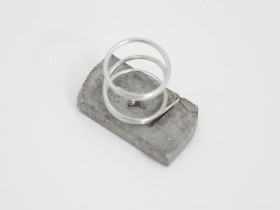 Podkładka do szyn montażowych z gwintem M10 wymiary 35 x 19mm RS PRO Stal