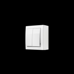 Łącznik podwójny IP44 n/t biały ACW5/11 Simon Aquaclick Kontakt-Simon