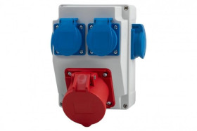 Rozdzielnia RS-KOMBI - gniazda 16A 5p, 4x230V