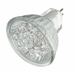 GU5,3 Fi.50 zielona 1,5W 20 LED 12V 15deg; Kanlux