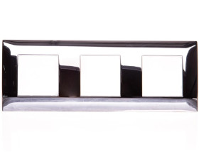 DANTE Ramka potrójna tworzywo galwanizowane CHROM 457083