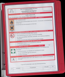 555103 VARIO® WALL 5 display panel system, set, red