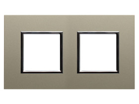 DANTE Ramka 2 podwójna satyna krem 4550282 KOS