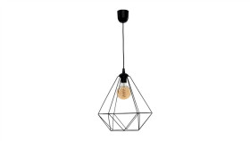 Lampa Wisząca Basket Black 1Xe27 Mlp7214 Milagro