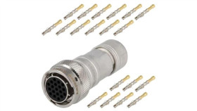 Rt0w61419snh-K Złącze Okrągłe Wtyk Na Przewód 19Pin Żeński Zaciskanie