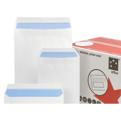 Rapid C4 Self Seal White Pocket Envelope with Window - Box of 250