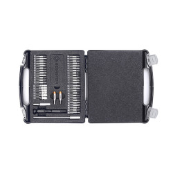 Zestaw wierteł Bernstein Końcówka wkręcająca Stal nierdzewna 47 szt. Zestaw końcówek