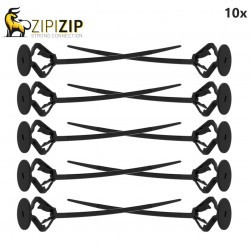 10x ZipiZip uniwersalny kołek mocujący spinka samochodowa Zipi zip