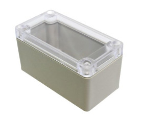 Obudowa ogólnego użytku ABS szerokość zew. 50 mm długość zew. 95 mm wys. zew. 50 mm Hammond IP65 Jasnoszary