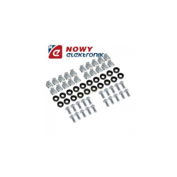 Zestaw montażowy RACK 10szt Śruba M6x16+nakrętkaM6+podkładka