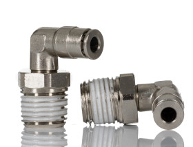 Złączka pneumatyczna R 1/4 męskie Wciskane 4 mm Norgren Złączka kolankowa R 1/4 męskie