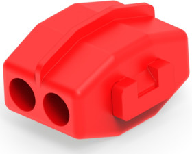 Branch terminalwith insulation, 0.5-0.9 mm², AWG 20 to 18, red, 12.29 mm, 53440-2