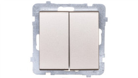 Sonata Przycisk Podwójny Zwierny Szampański Złoty Łp-17R/M/39