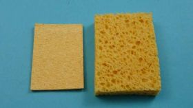 GĄBKA CZYSZCZĄCA PROSTOKĄT. 31x49mm