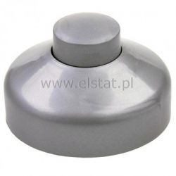 Przełącznik nożny przelotowy srebrny 1A 250V