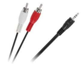PRZEWOD JACK 2*RCA 1.5M 02747