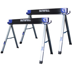 Faithfull FAISH1055 Folding Sawhorse - Pair