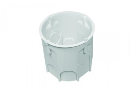 Puszka końcowa PK60 Lux głęboka biała A.0001BL /110szt./