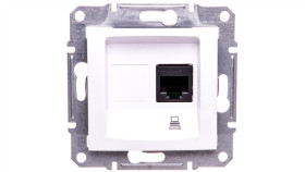 Sedna Gniazdo Biały Pojedyncze Komp Rj45 Kat.6 Sdn4700121