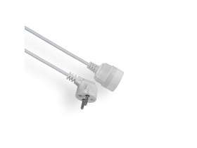 Przedłużacz mieszkaniowy 1 gniazdo bez uziemienia 2m PS-12 ELGOTECH