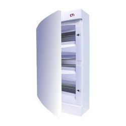 Rozdzielnica modułowa 3x18 natynkowa drzwi białe / IP 40 400V AC / ECT3X18PO-s 001101043