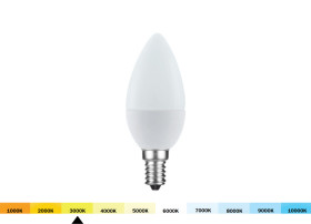 Żarówka LED świeczka 230V 5W E14 C37 3000K 470lm