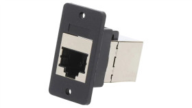 Łącznik Rj45 - Rj45 Kat 6A 8P8c Slim Ekranowane 29Mm Plastik Cp30625sx