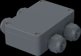 38102400 BOPLA Polymas, 98 x 64 x 34 mm, with double-sided cable gland