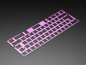 Anodized Purple Aluminum Metal Keyboard Plate for GH60 Case