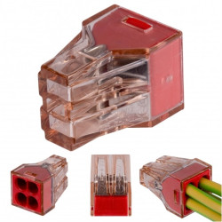 WAGO SPECIAL 773-604 Szybkozłączka 4x 1,5-4,0mm2 na drut 400V/32A ORYGINALNA woreczek 10szt.