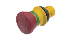 emergency stop, round collar