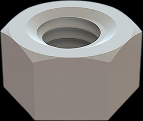 Hexagon nut, M16, H 14.8 mm, PA, DIN 934/ISO 4032, 10421AA00
