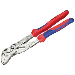 Knipex 86 05 250 SB Pliers Wrench Multi-Component Grip 250mm - 52mm Capacity